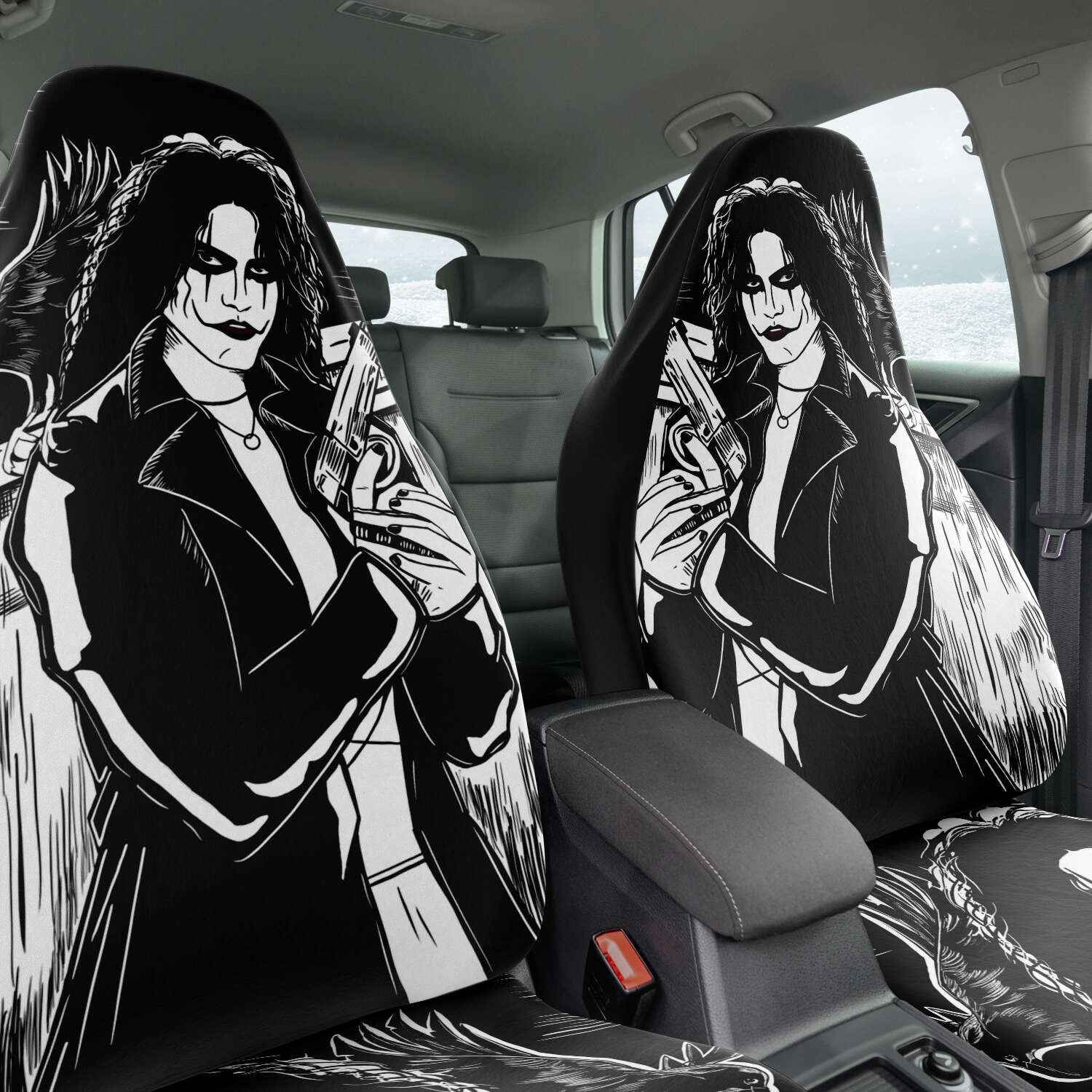 The Crow Car Seat Cover