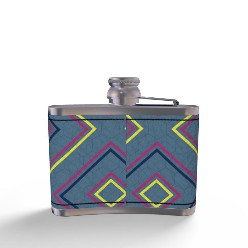 Leather Wrapped Hip Flask