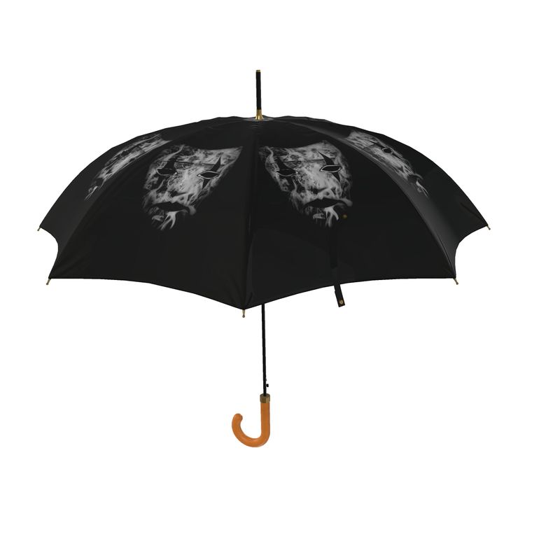 Crow Tragedy Mask Umbrella