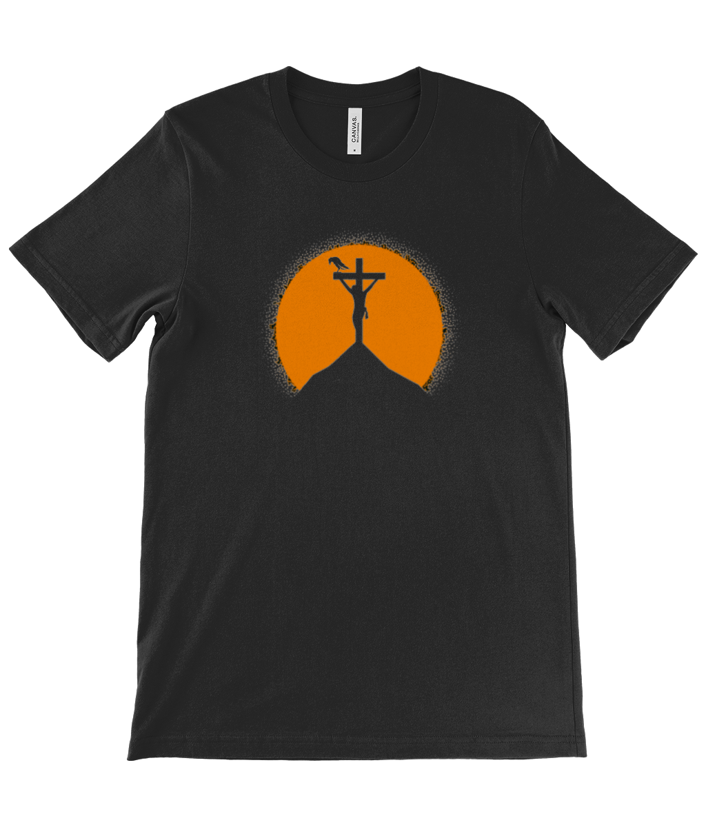 Christ And The  Crow Canvas Tee