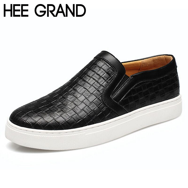 HEE GRAND Men Plaited  Slip-on Casual Shoes